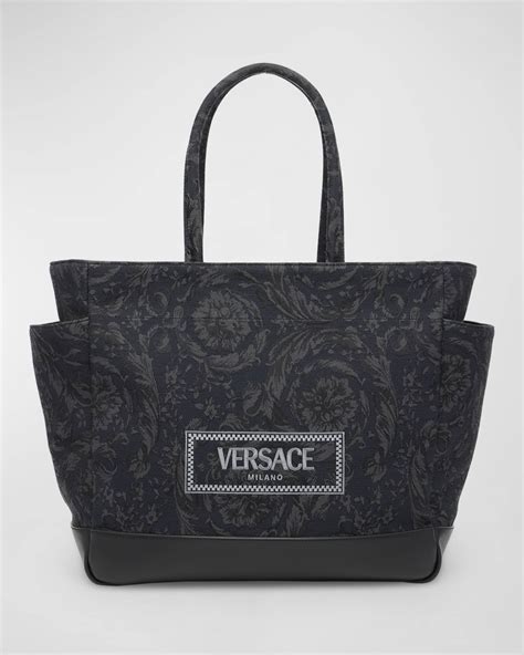 versace barocco diaper bag|farfetch Versace diaper bag.